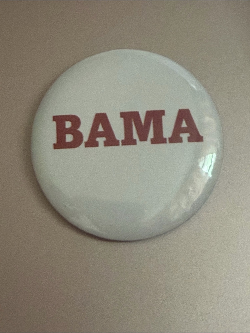 Bama Button Pin